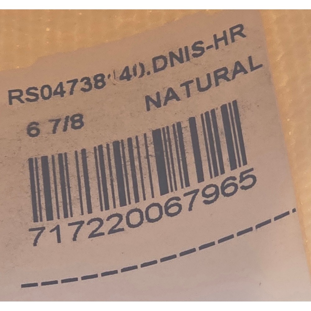 Resistol Denison 7X Hard Straw Cowboy Hat 6 7/8 Leather Sweatband with Protector - Picture 11 of 14